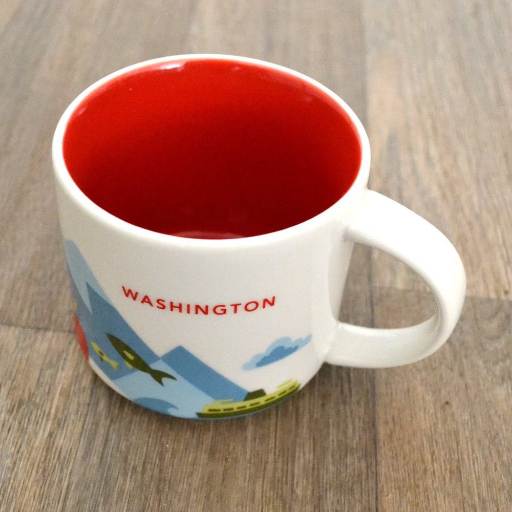 Starbucks Washington You Are Here Collection Collectible Coffee Mug